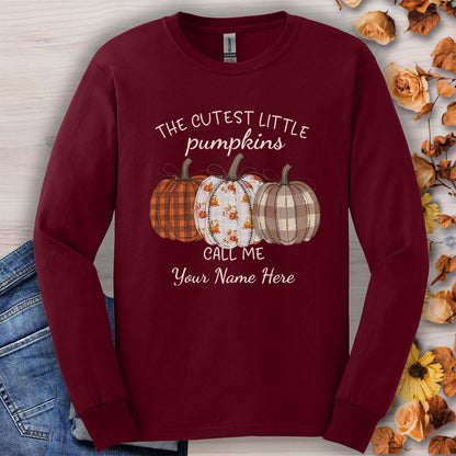 The Cutest Little Pumpkins Long Sleeve Tee