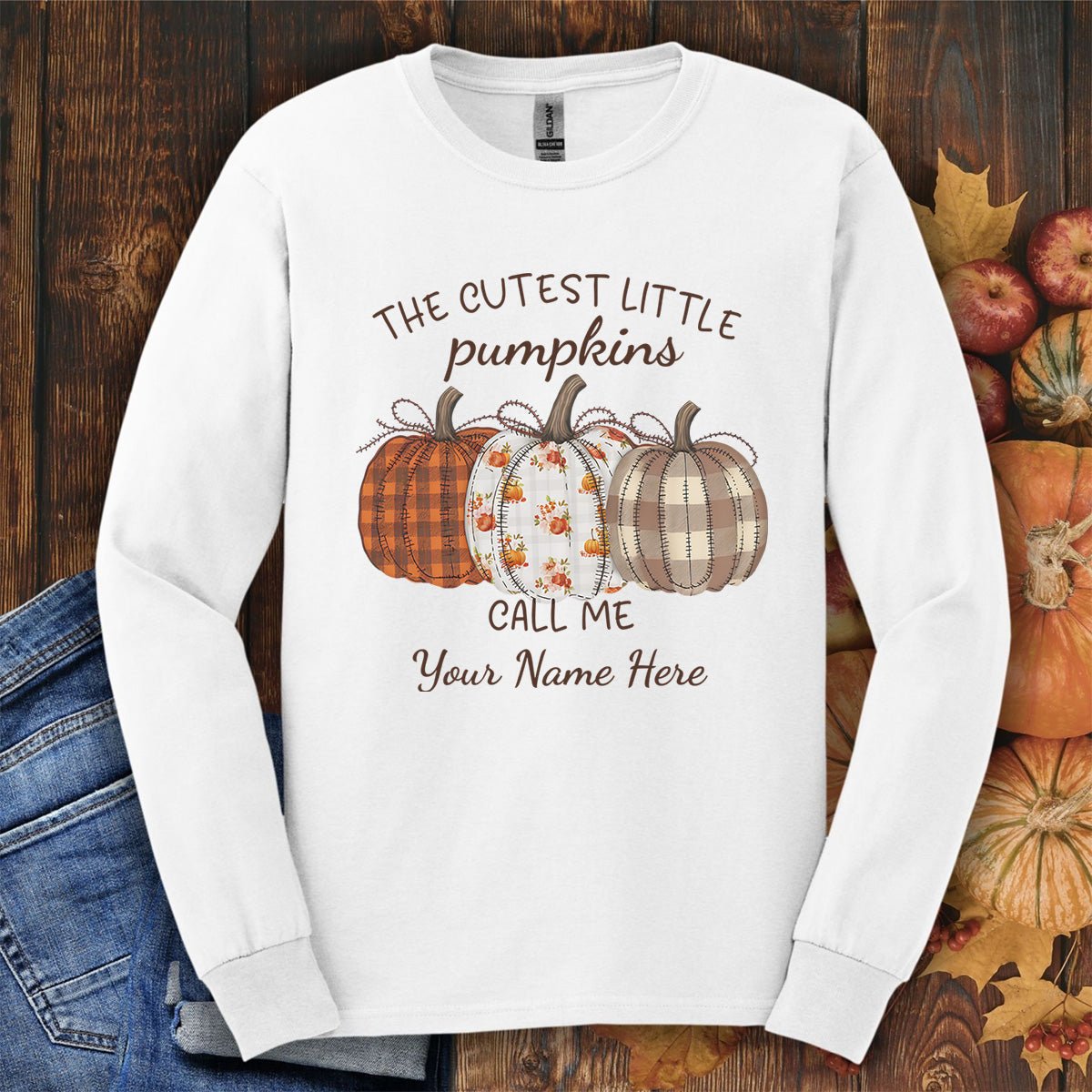 The Cutest Little Pumpkins Long Sleeve Tee