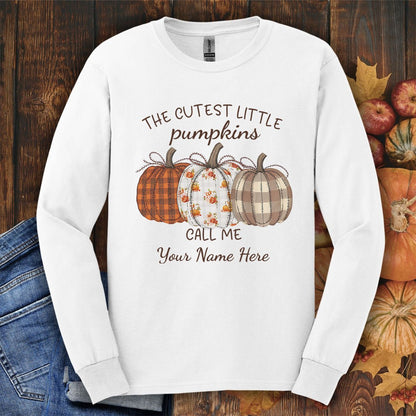 The Cutest Little Pumpkins Long Sleeve Tee