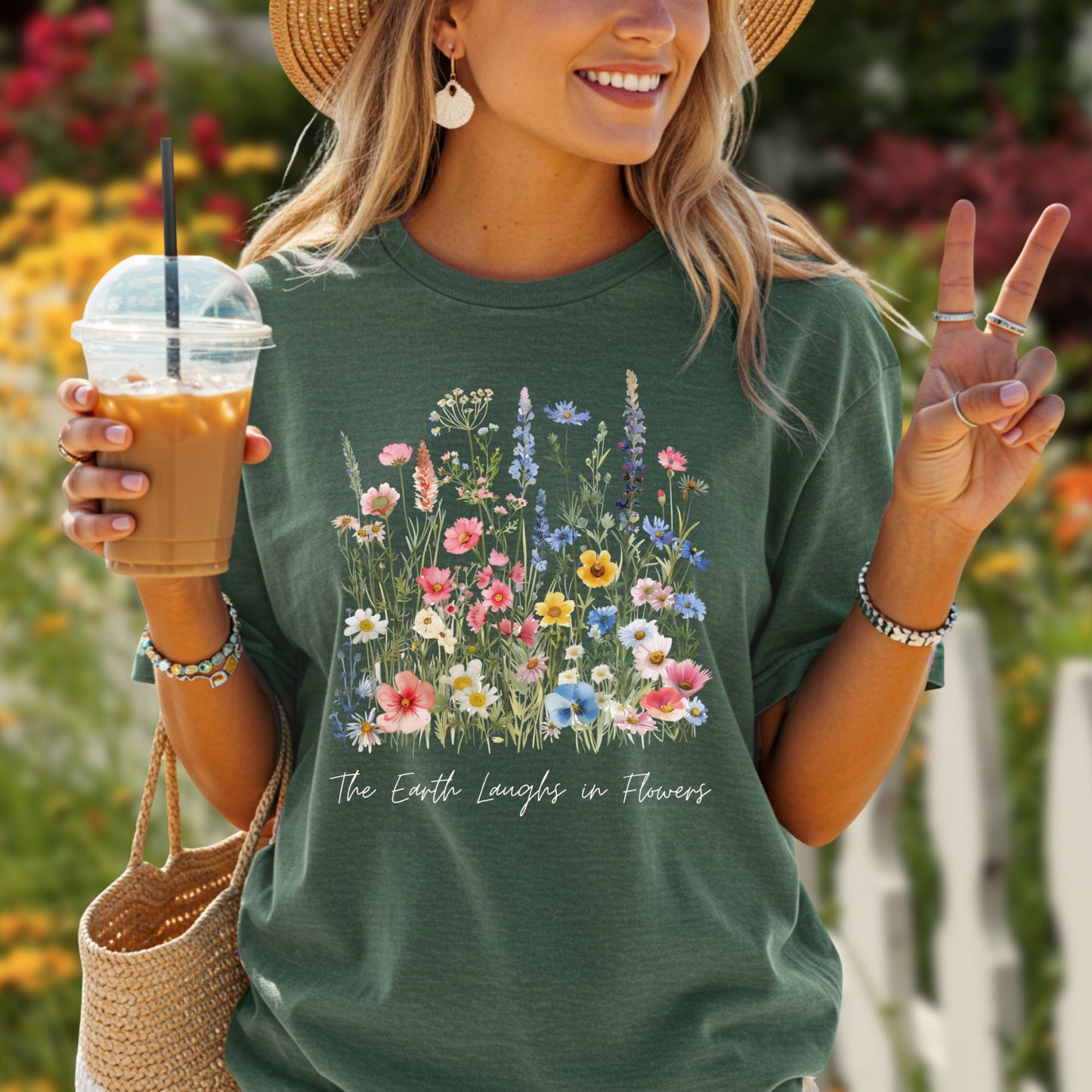 The Earth Laughs in Flowers T-Shirt