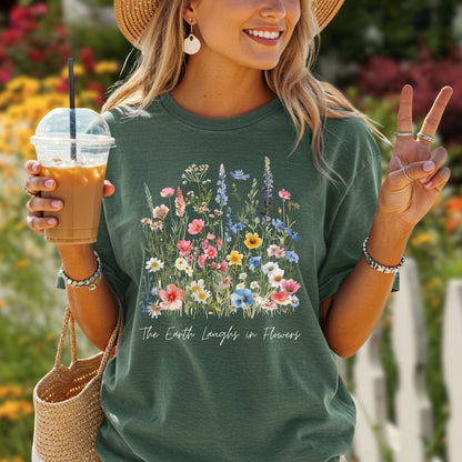 The Earth Laughs in Flowers T-Shirt