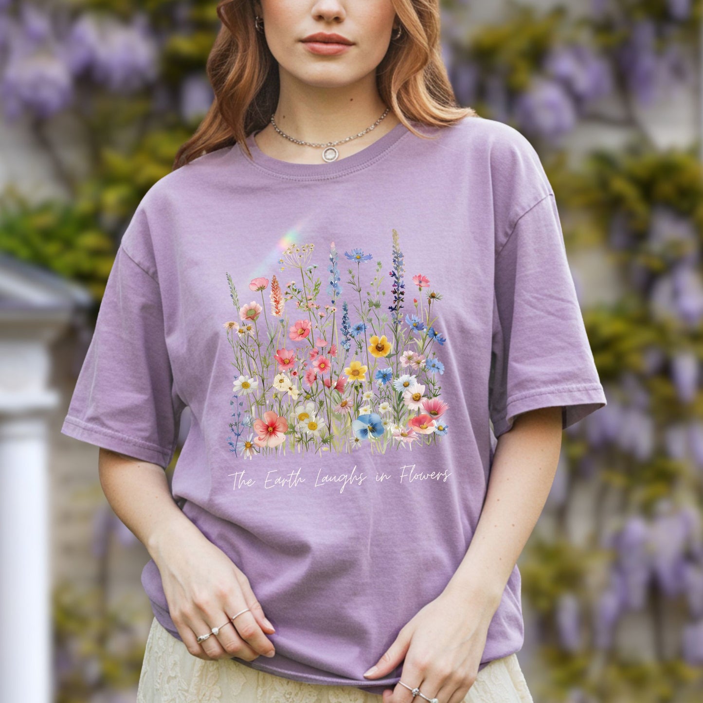 The Earth Laughs in Flowers T-Shirt