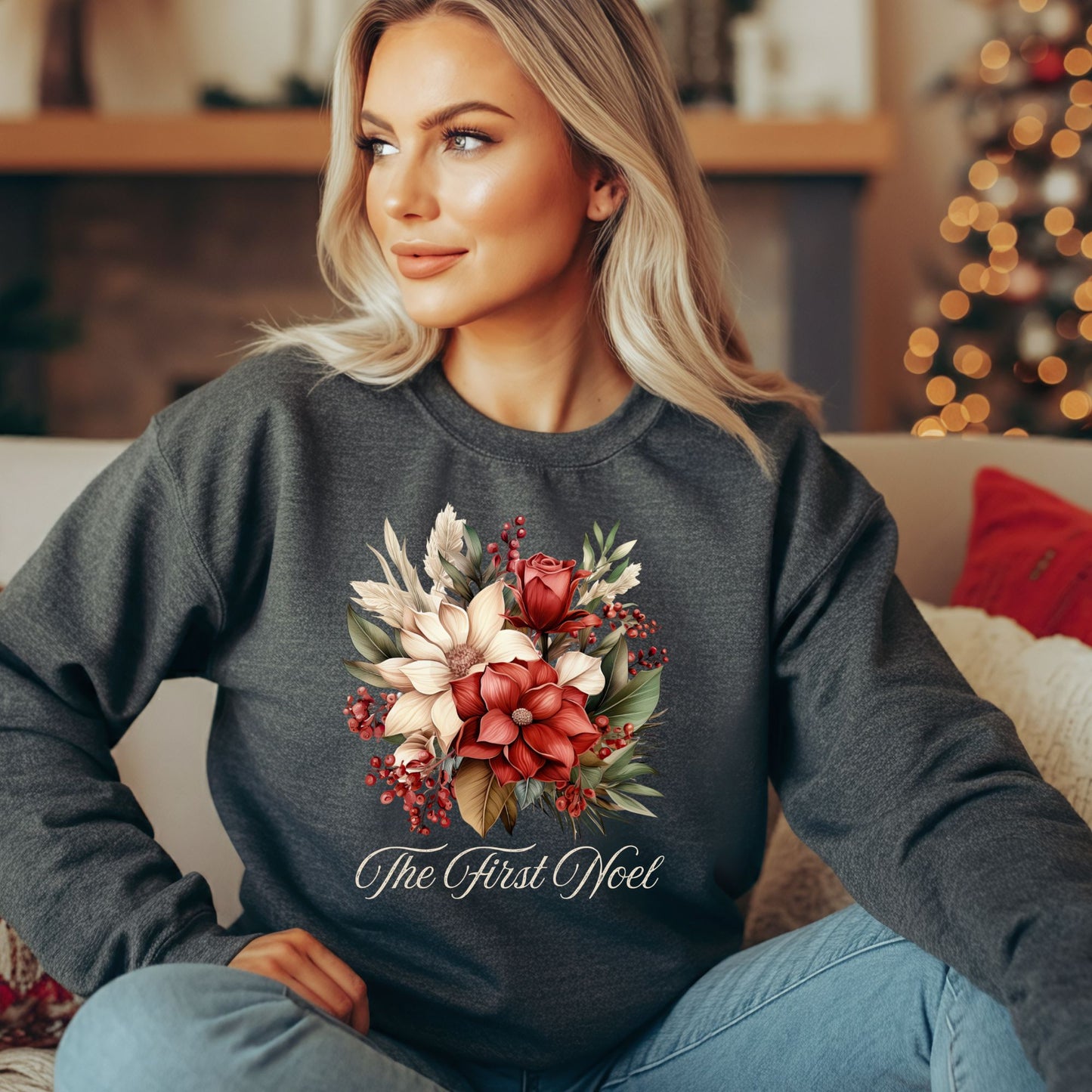 The First Noel Bouquet Sweatshirt