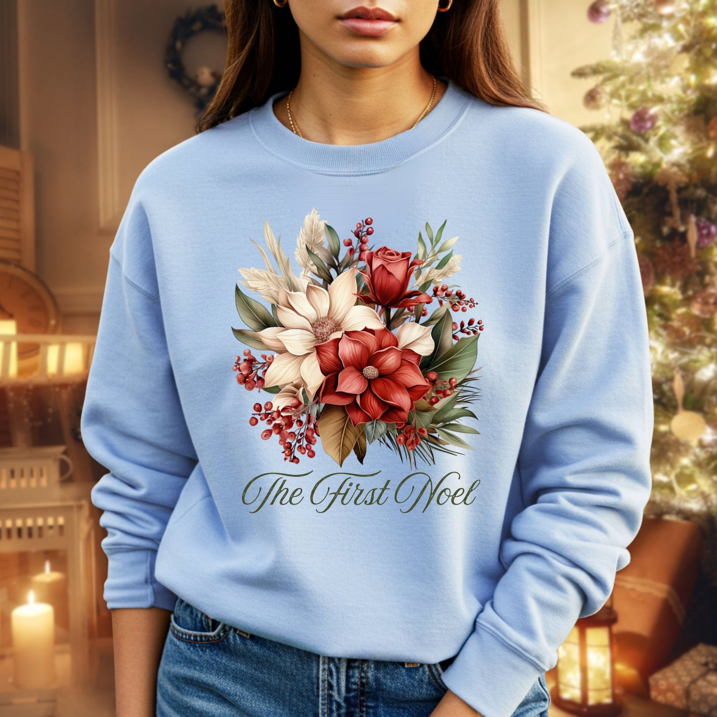 The First Noel Bouquet Sweatshirt