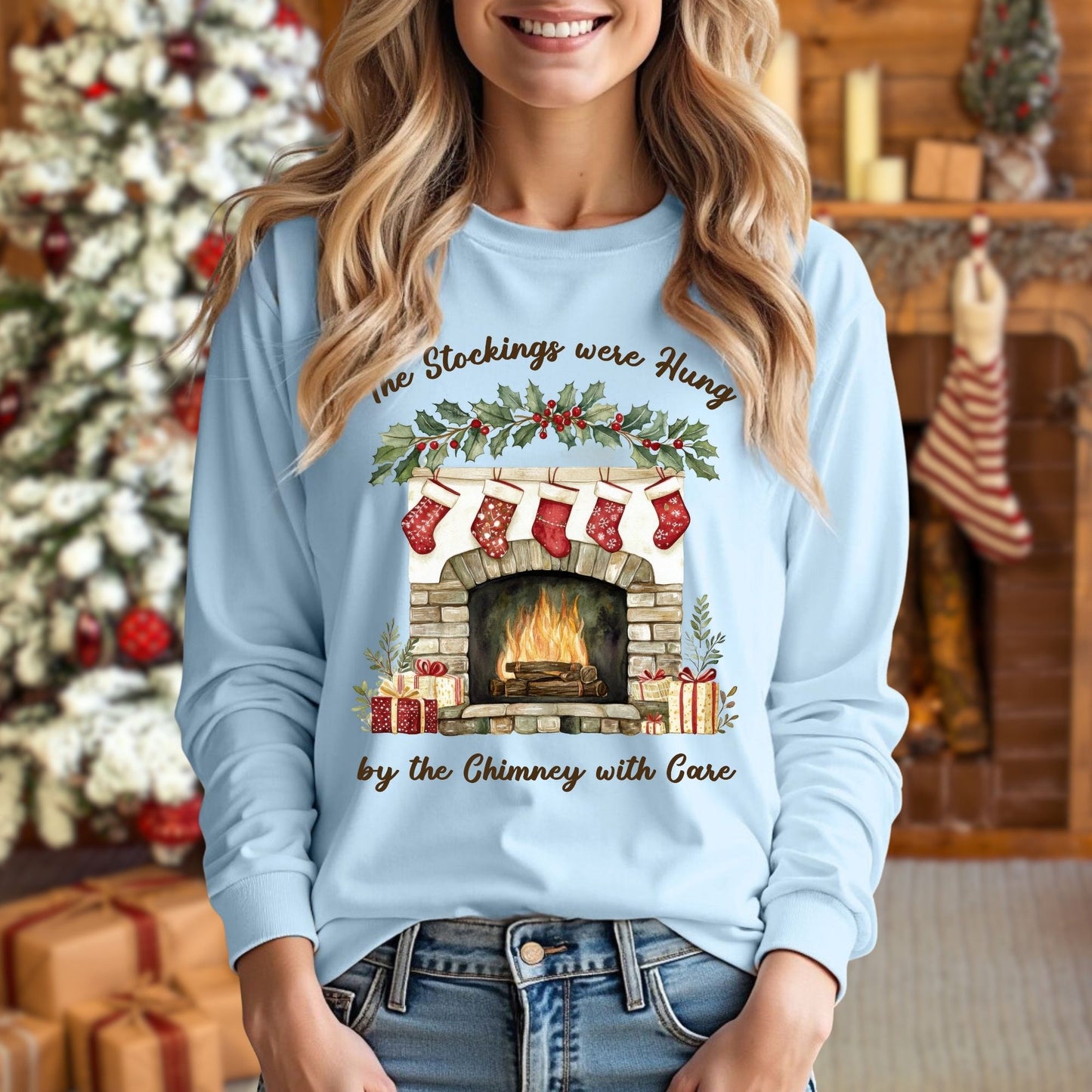 The Stockings Were Hung Long Sleeve Tee