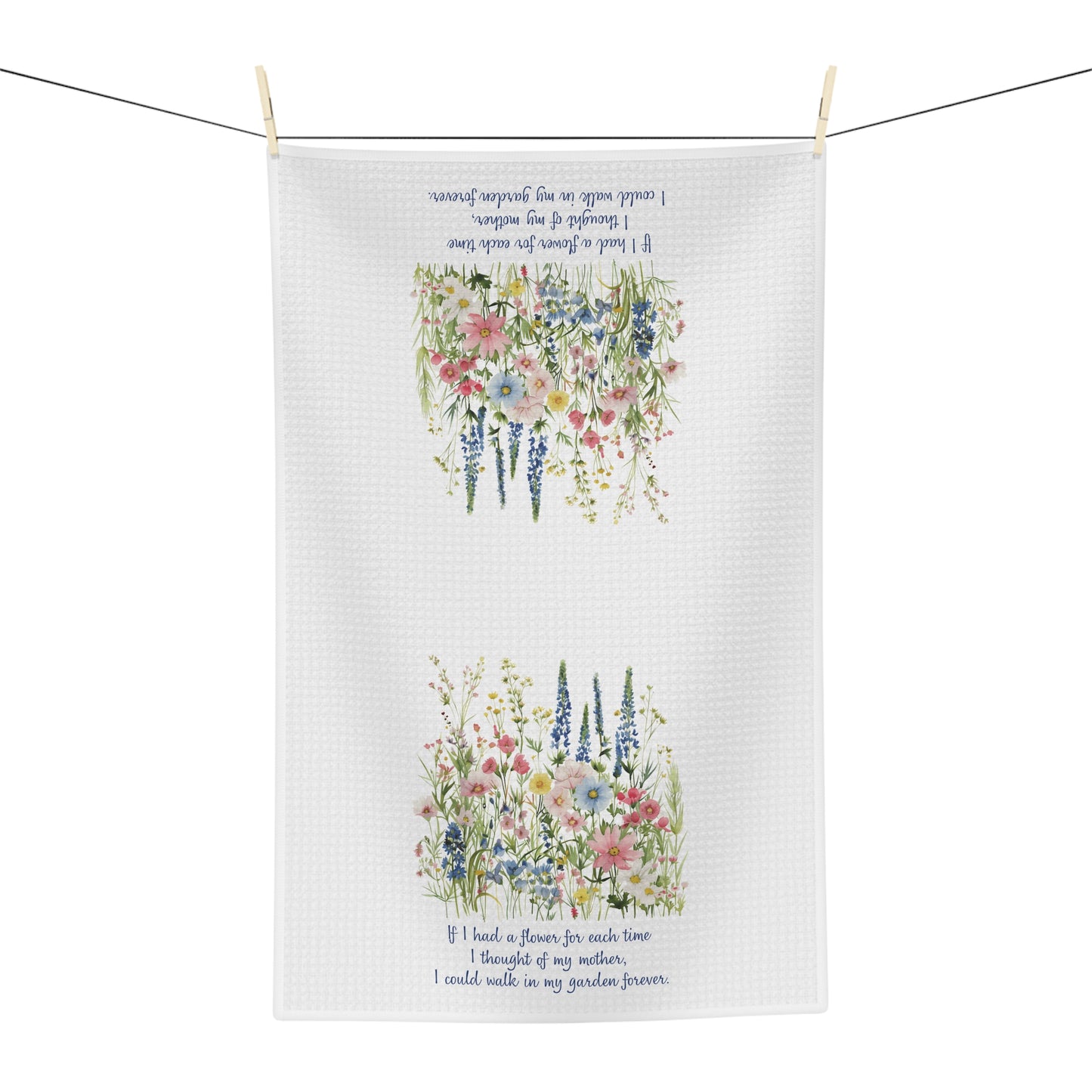 Thoughts of My Mother Tea Towel