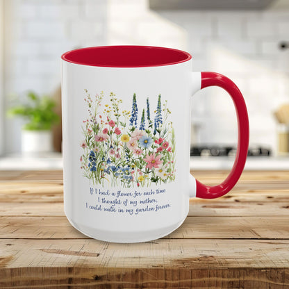 Thoughts of My Mother Wildflower Mug (11/15oz)