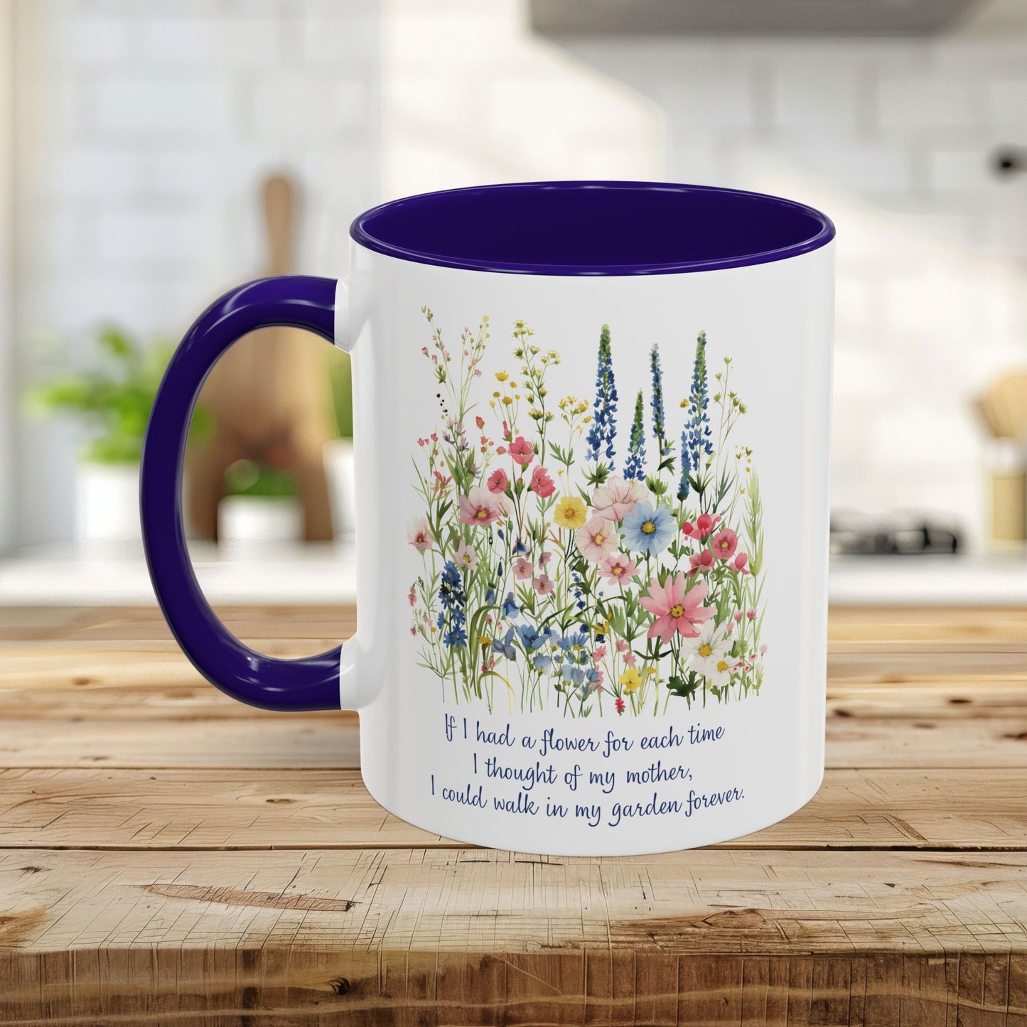 Thoughts of My Mother Wildflower Mug (11/15oz)