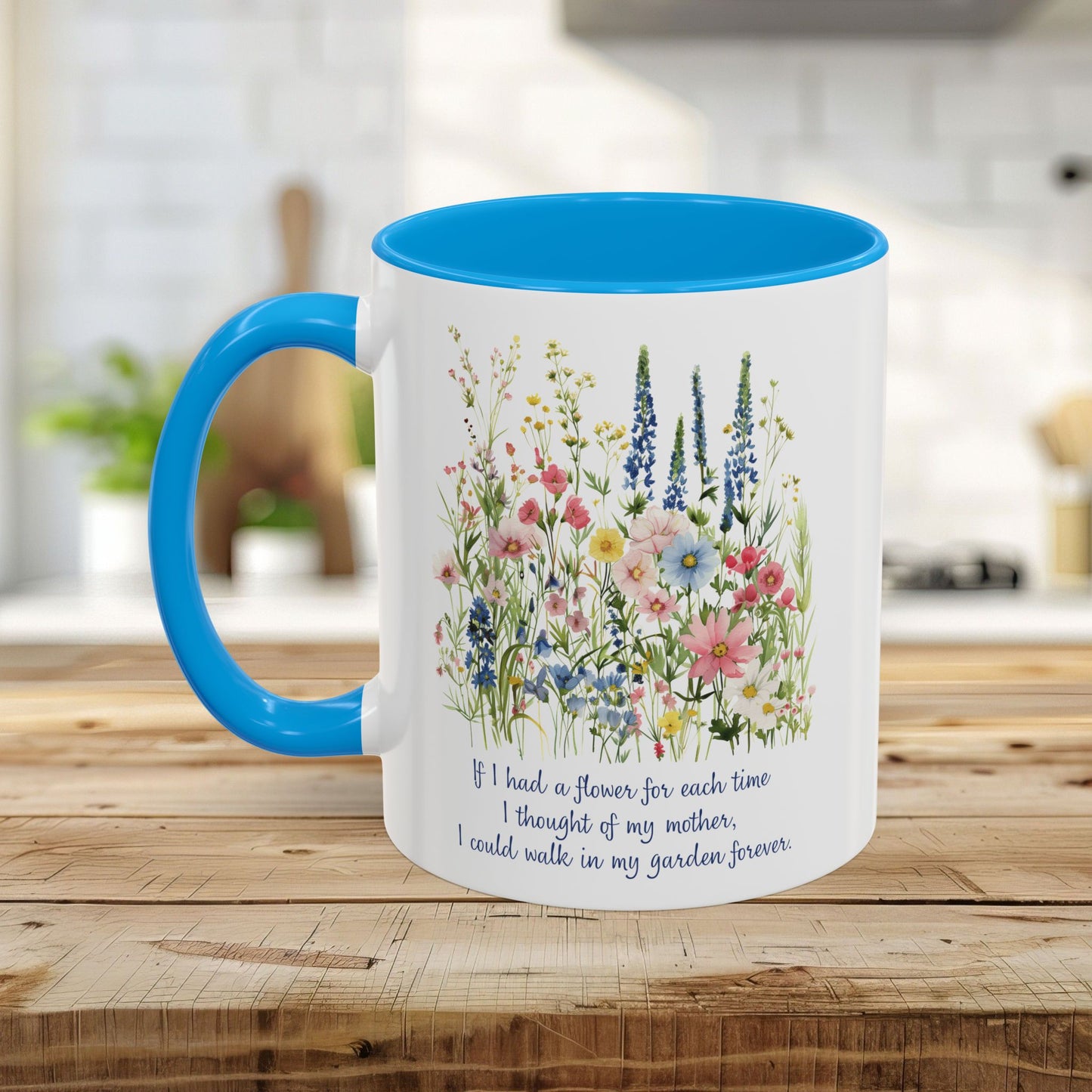 Thoughts of My Mother Wildflower Mug (11/15oz)