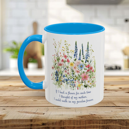 Thoughts of My Mother Wildflower Mug (11/15oz)