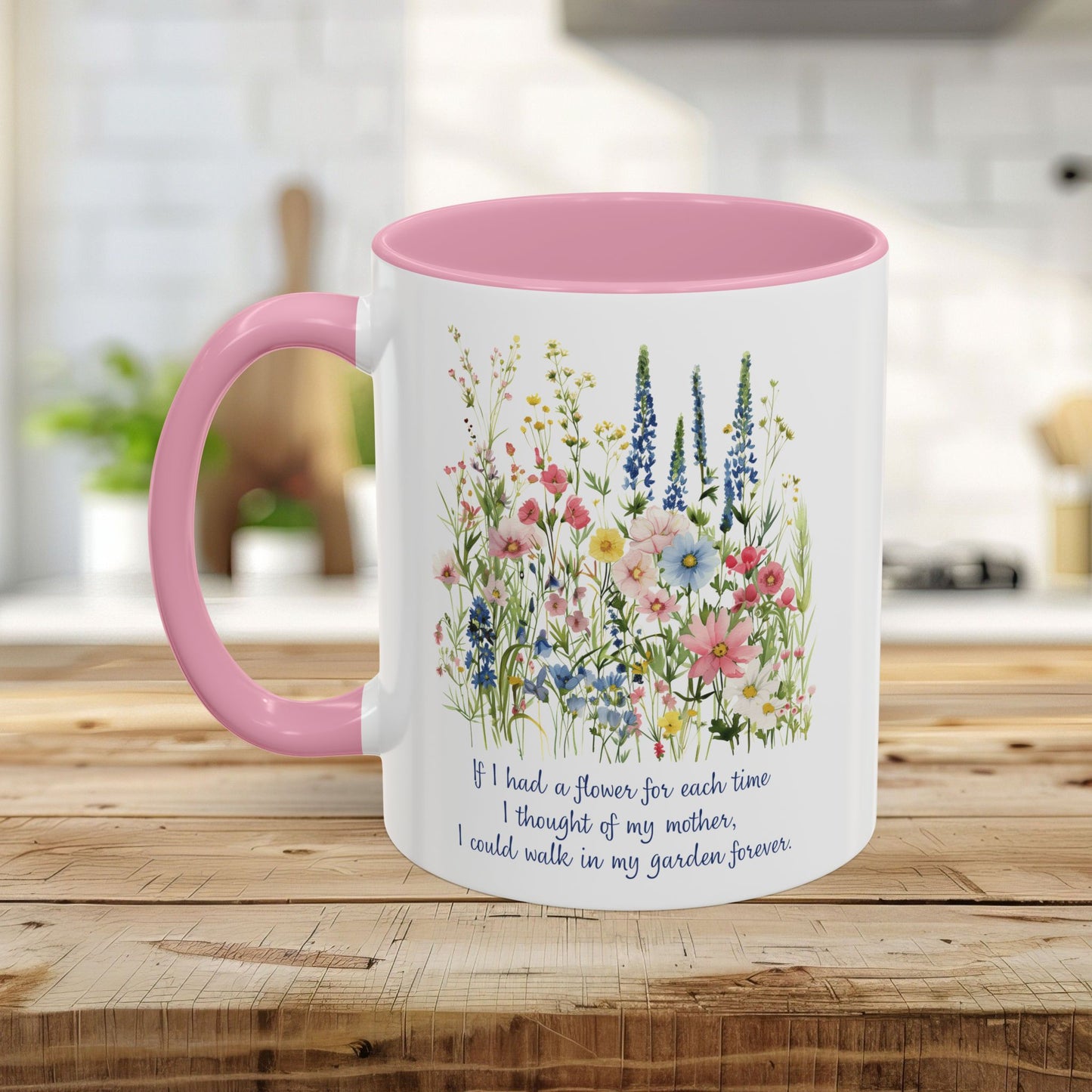 Thoughts of My Mother Wildflower Mug (11/15oz)