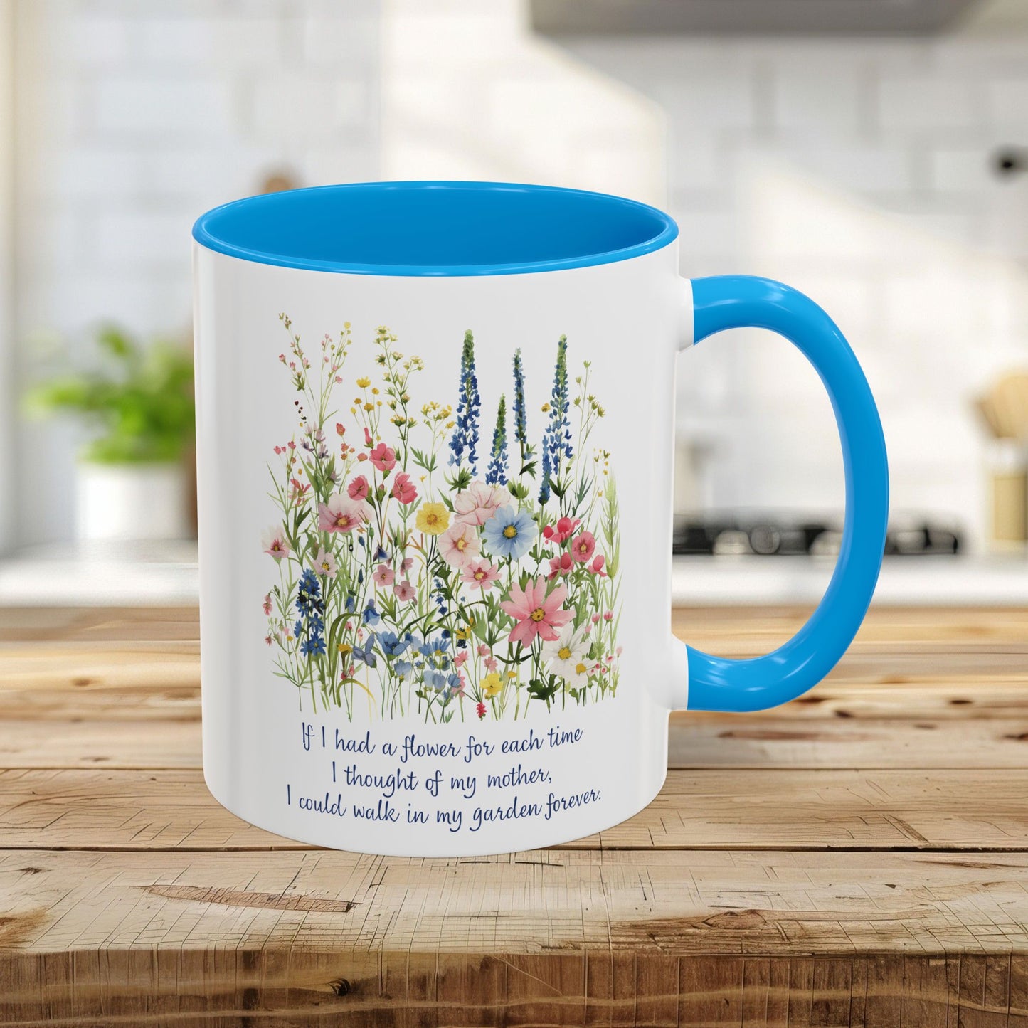 Thoughts of My Mother Wildflower Mug (11/15oz)