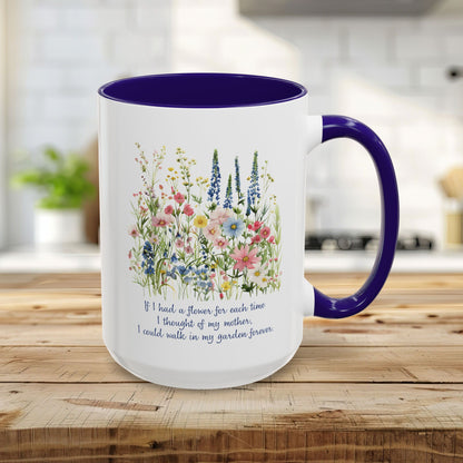 Thoughts of My Mother Wildflower Mug (11/15oz)