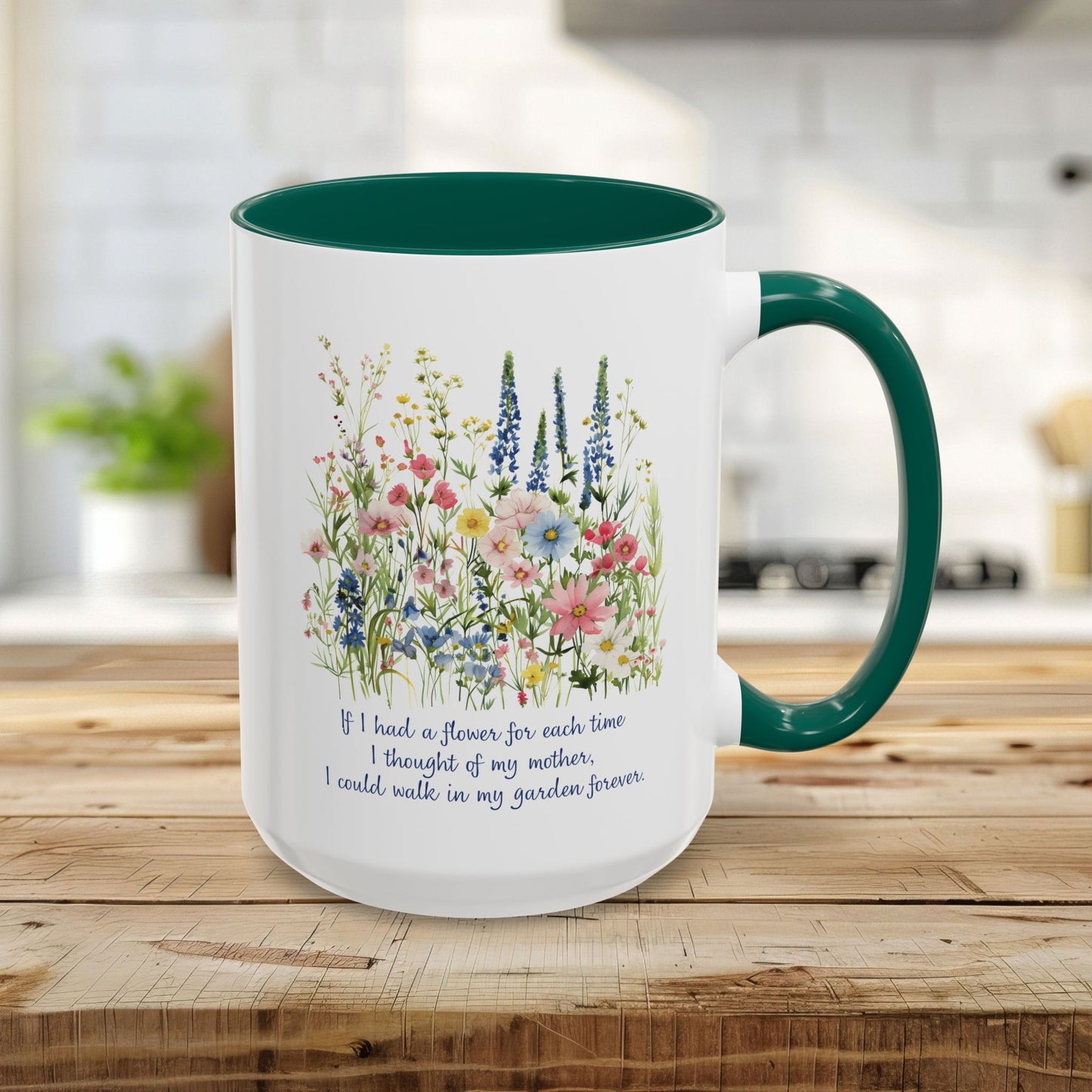 Thoughts of My Mother Wildflower Mug (11/15oz)