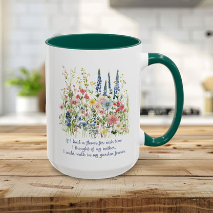 Thoughts of My Mother Wildflower Mug (11/15oz)
