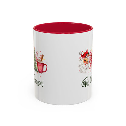 Tis The Season Retro Santa Christmas Mug (11/15oz)