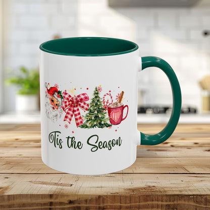 Tis The Season Retro Santa Christmas Mug (11/15oz)