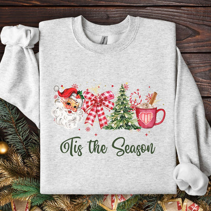 Tis the Season Retro Christmas Sweatshirt
