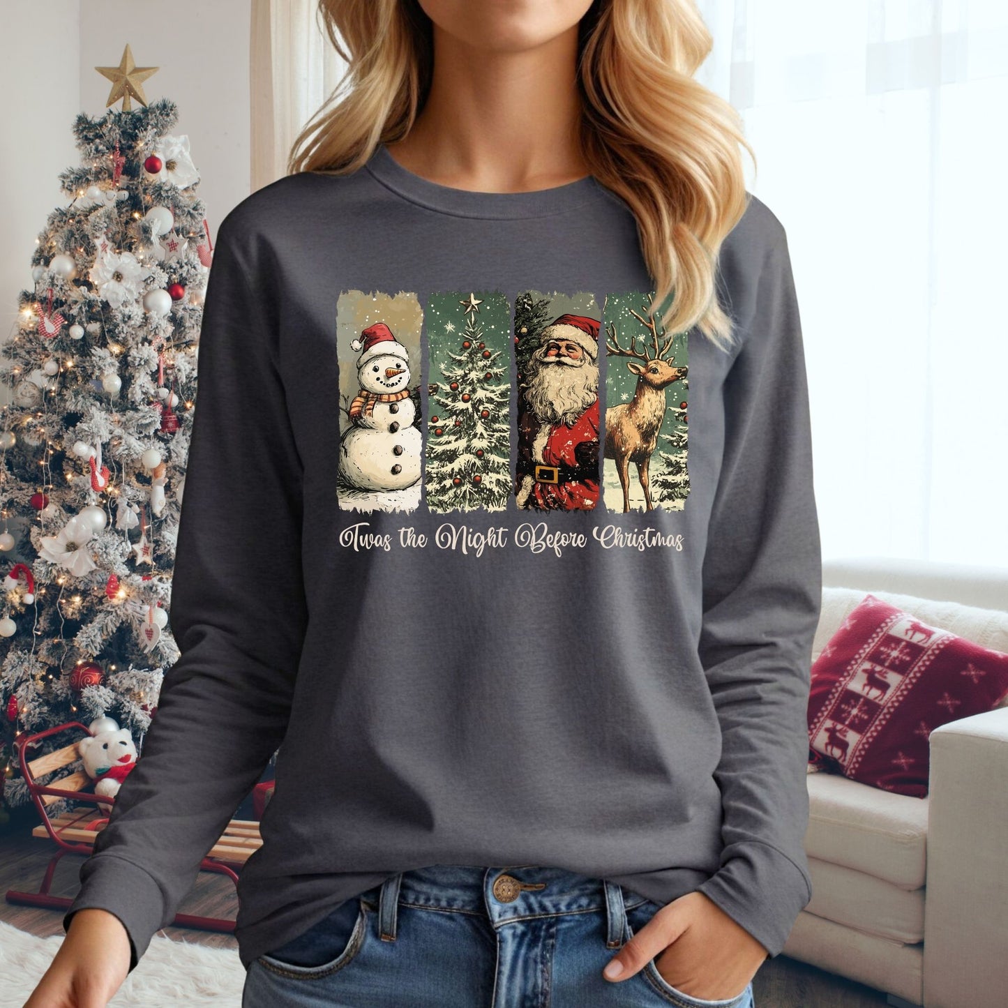 Twas the Night Before Christmas Long Sleeve Tee