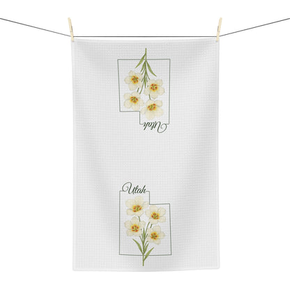 Utah State Flower Tea Towel – Sego Lily