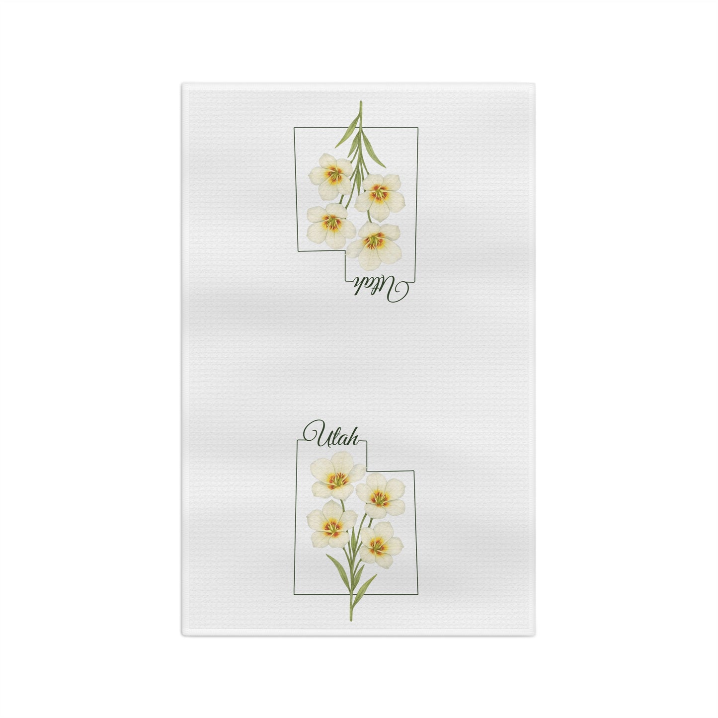 Utah State Flower Tea Towel – Sego Lily