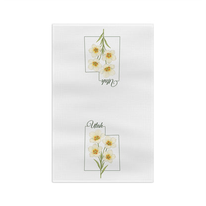 Utah State Flower Tea Towel – Sego Lily