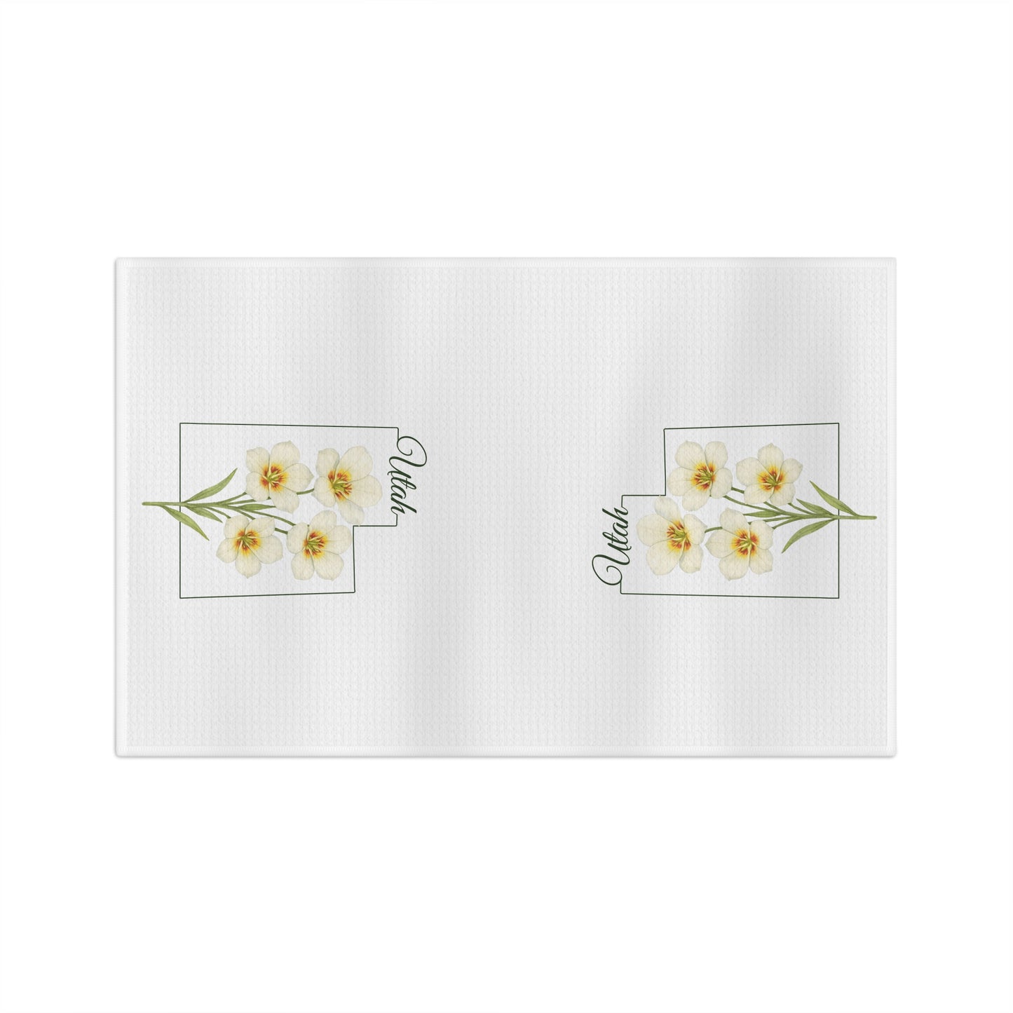 Utah State Flower Tea Towel – Sego Lily