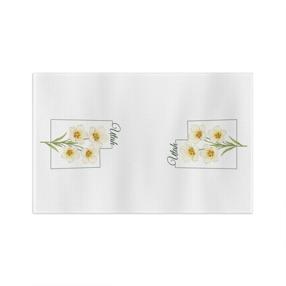 Utah State Flower Tea Towel – Sego Lily