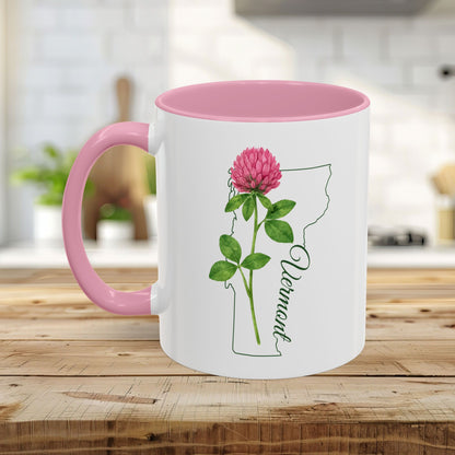 Vermont State Flower Mug – Red Clover (11/15oz)