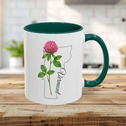 Vermont State Flower Mug – Red Clover (11/15oz)