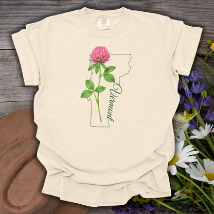 Vermont State Flower T-Shirt — Red Clover