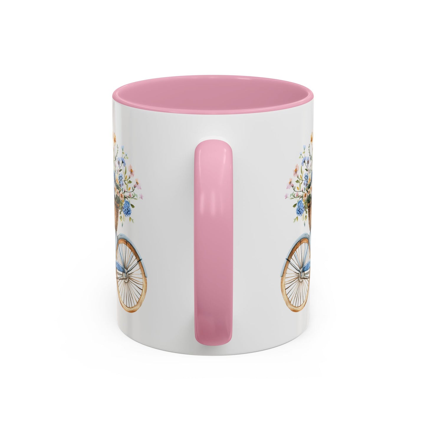 Vintage Bicycle with Basket of Wildflowers Mug (11/15oz)