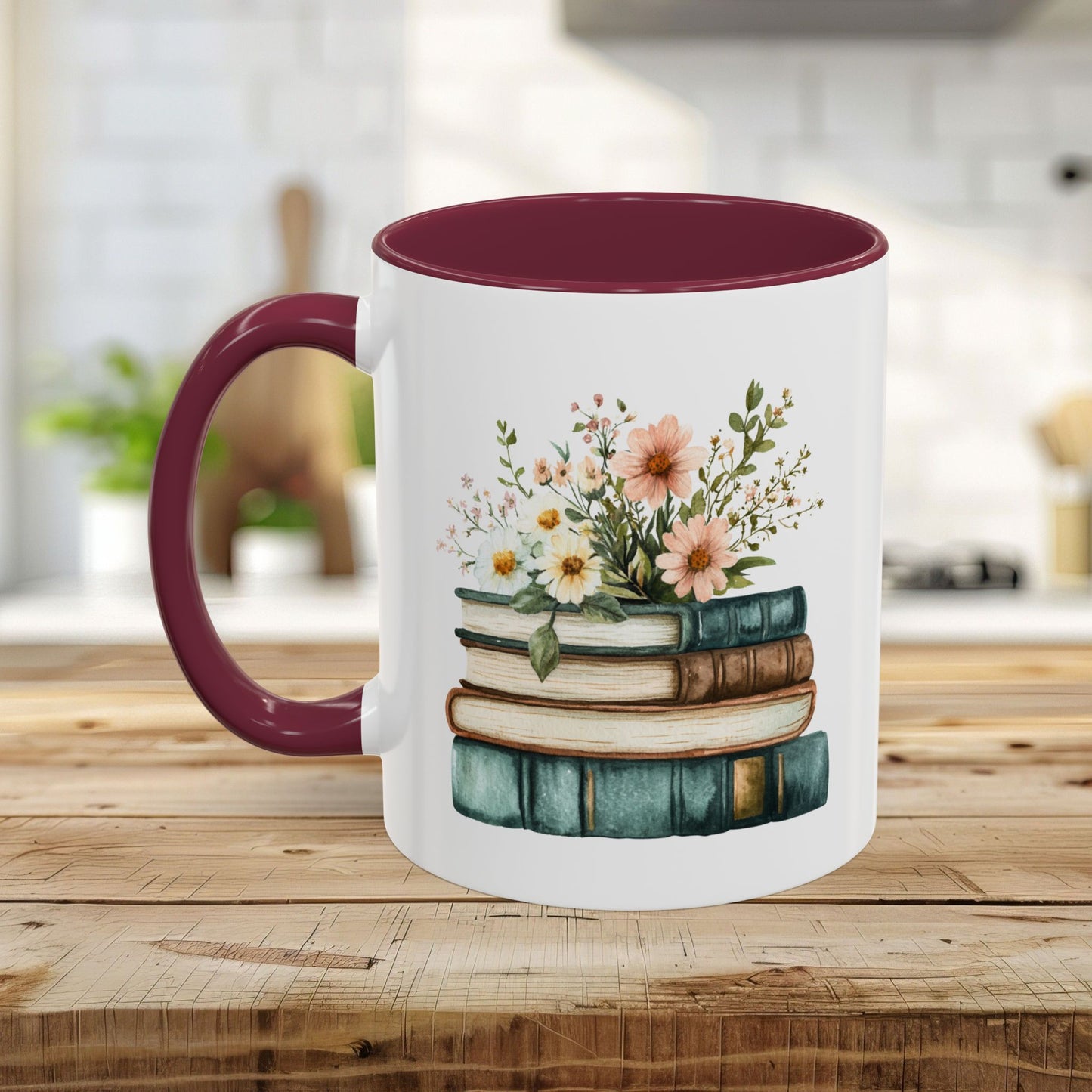 Vintage Cozy Spring Reading Mug (11/15oz)