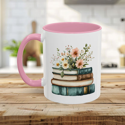 Vintage Cozy Spring Reading Mug (11/15oz)