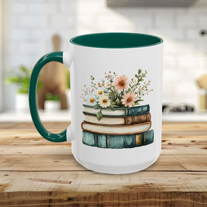 Vintage Cozy Spring Reading Mug (11/15oz)