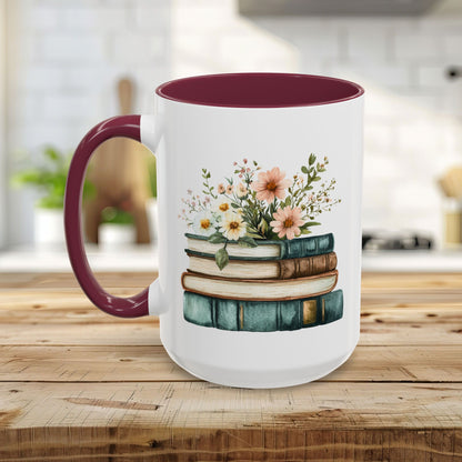 Vintage Cozy Spring Reading Mug (11/15oz)