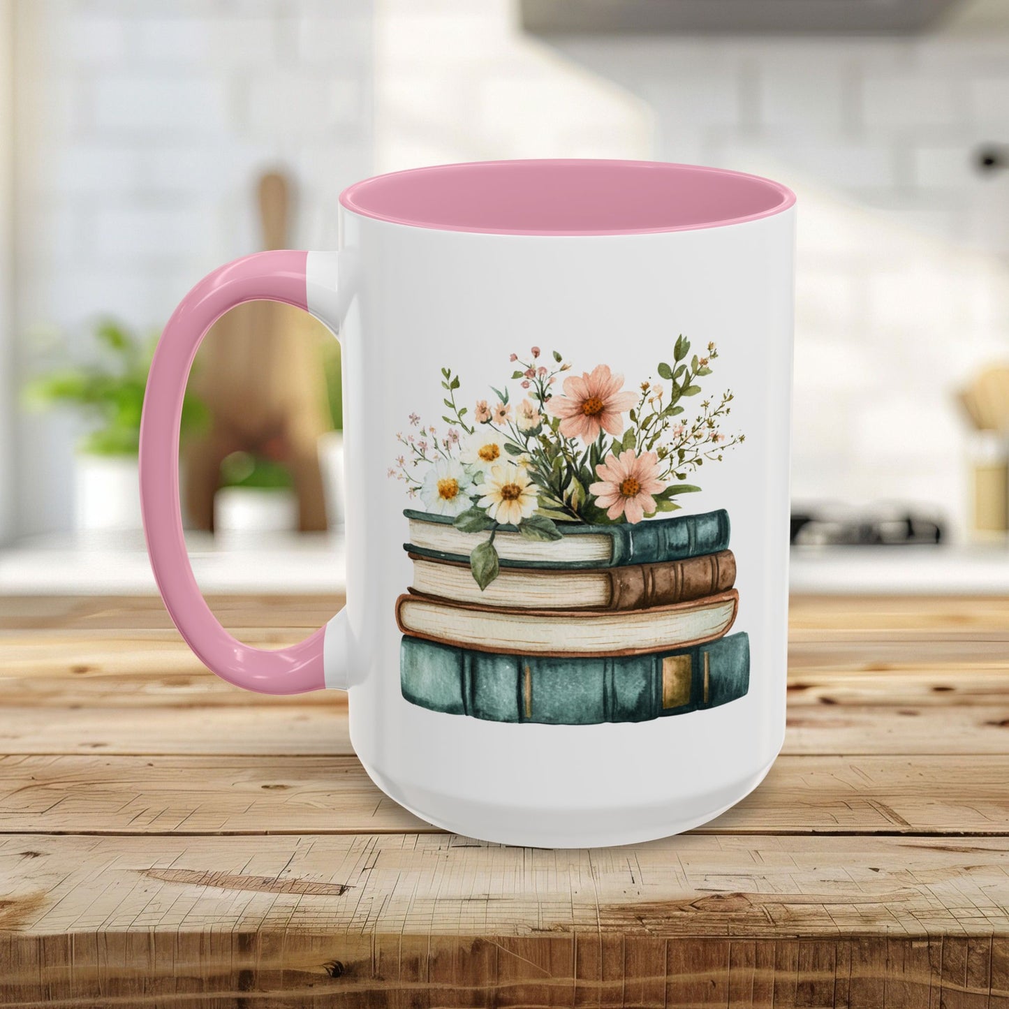 Vintage Cozy Spring Reading Mug (11/15oz)