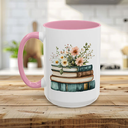 Vintage Cozy Spring Reading Mug (11/15oz)
