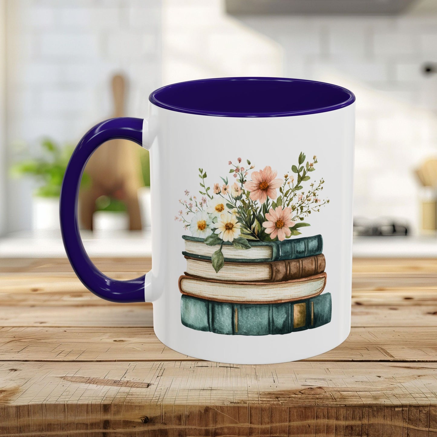 Vintage Cozy Spring Reading Mug (11/15oz)