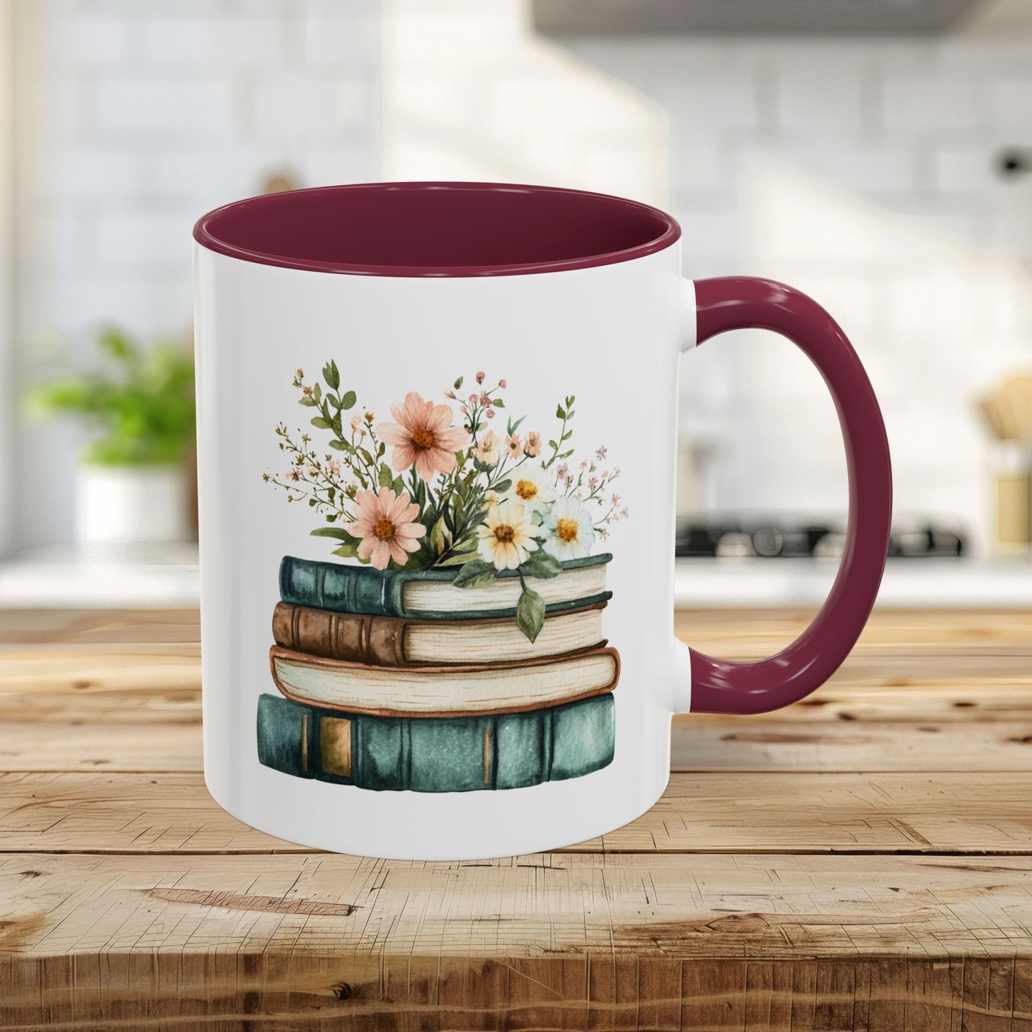 Vintage Cozy Spring Reading Mug (11/15oz)