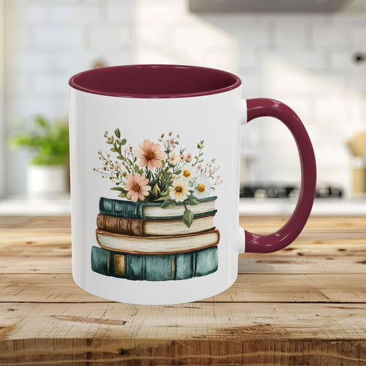 Vintage Cozy Spring Reading Mug (11/15oz)