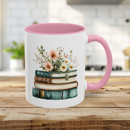 Vintage Cozy Spring Reading Mug (11/15oz)
