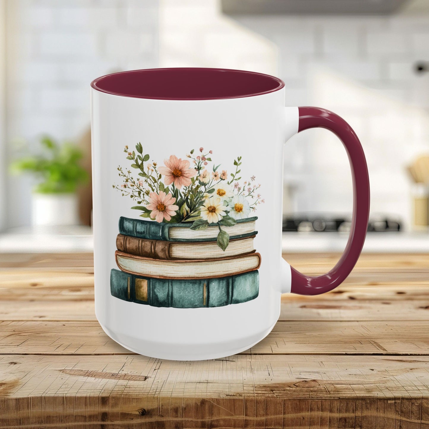 Vintage Cozy Spring Reading Mug (11/15oz)