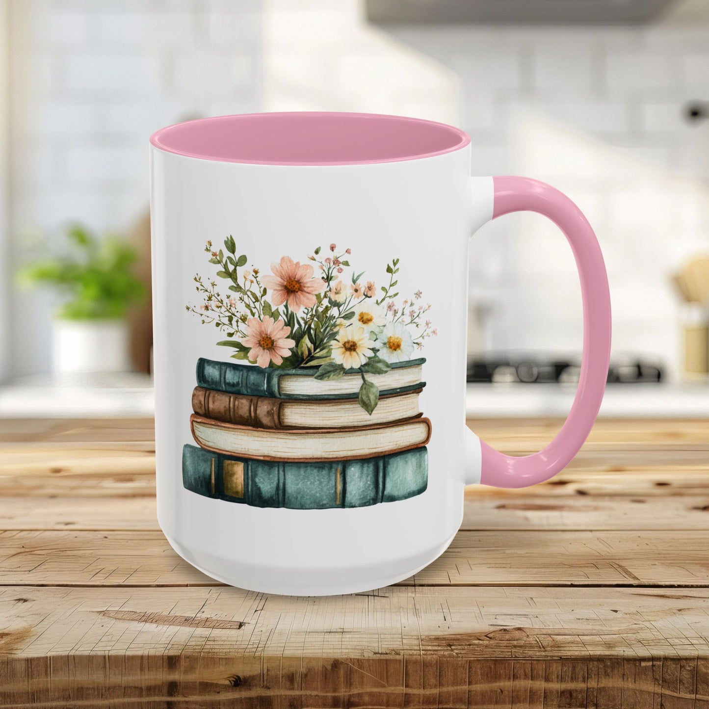 Vintage Cozy Spring Reading Mug (11/15oz)