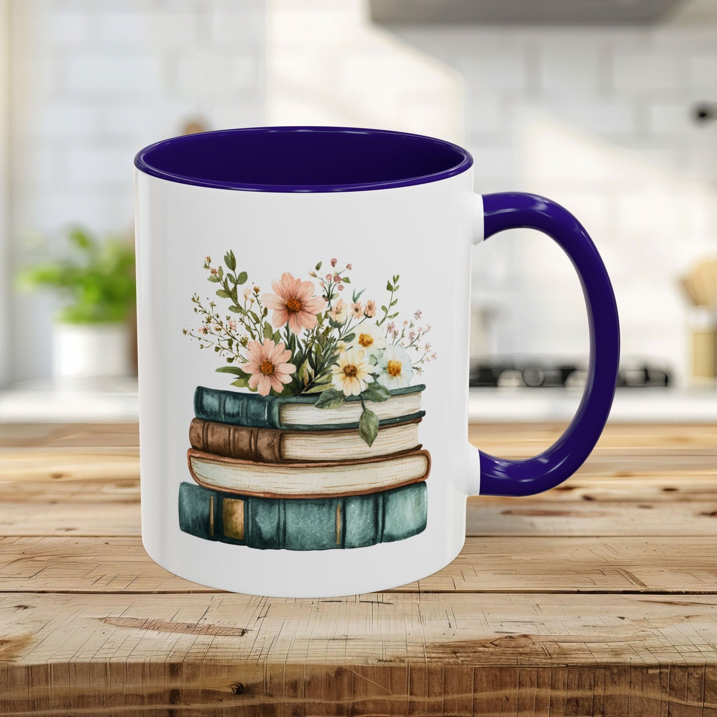 Vintage Cozy Spring Reading Mug (11/15oz)