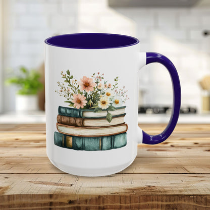 Vintage Cozy Spring Reading Mug (11/15oz)