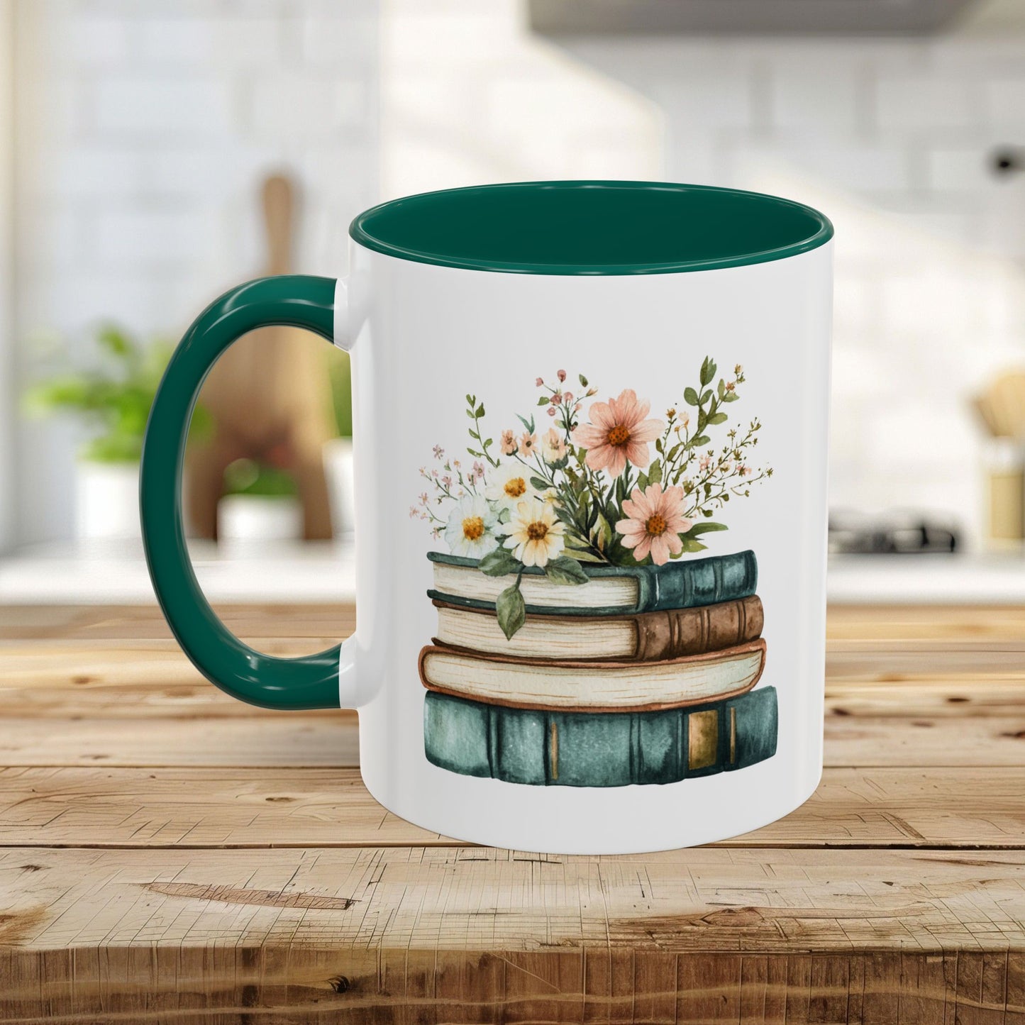 Vintage Cozy Spring Reading Mug (11/15oz)