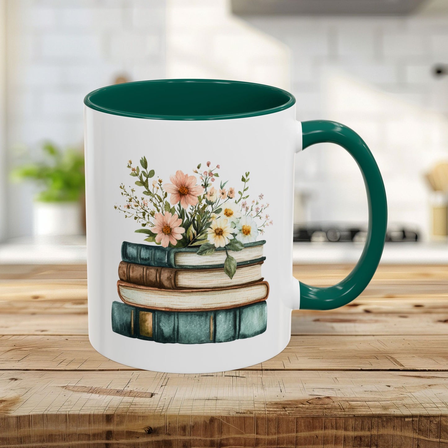 Vintage Cozy Spring Reading Mug (11/15oz)