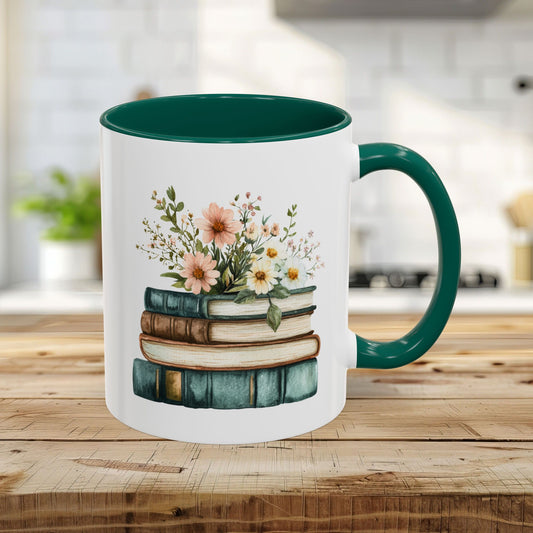 Vintage Cozy Spring Reading Mug (11/15oz)