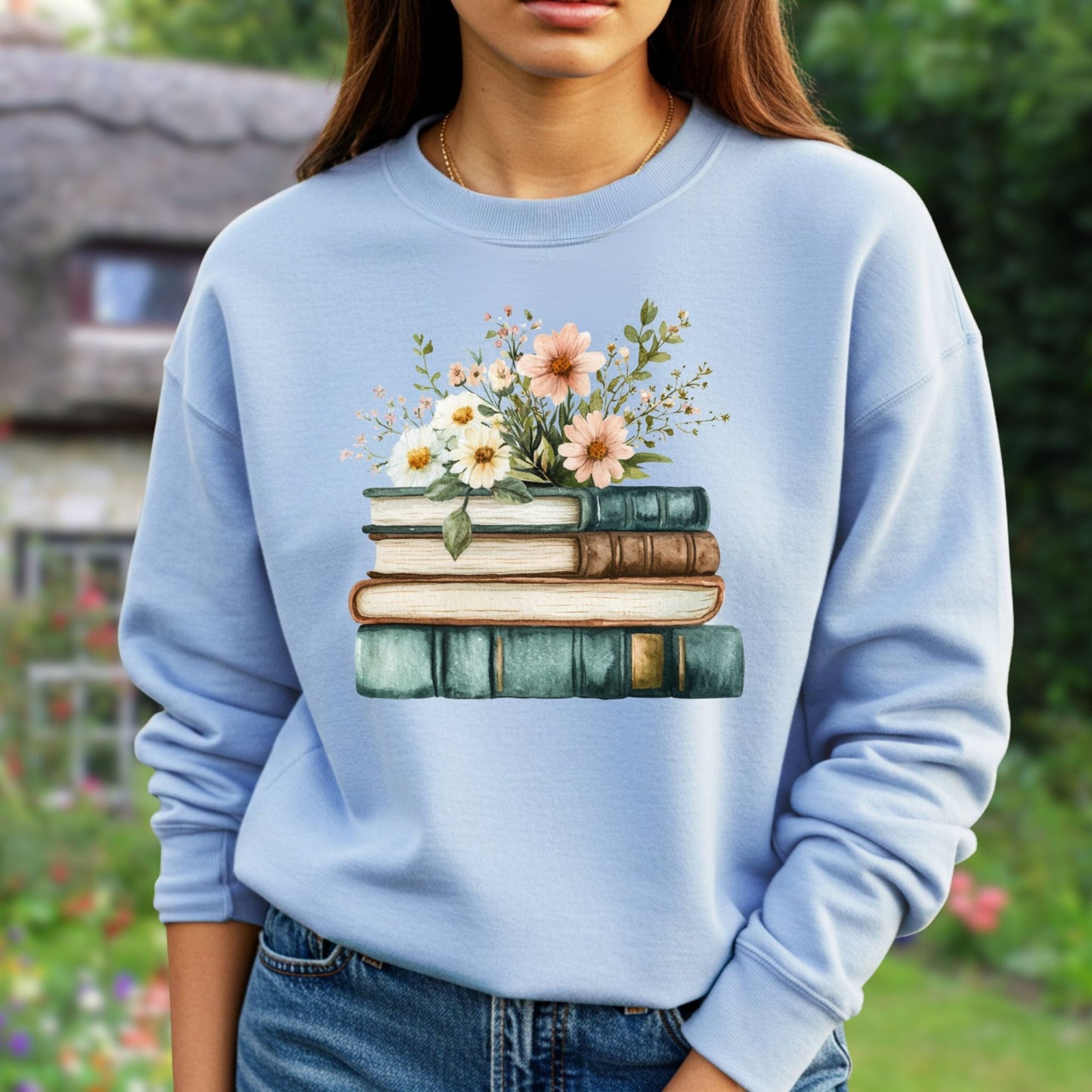 Vintage Cozy Reading Sweatshirt